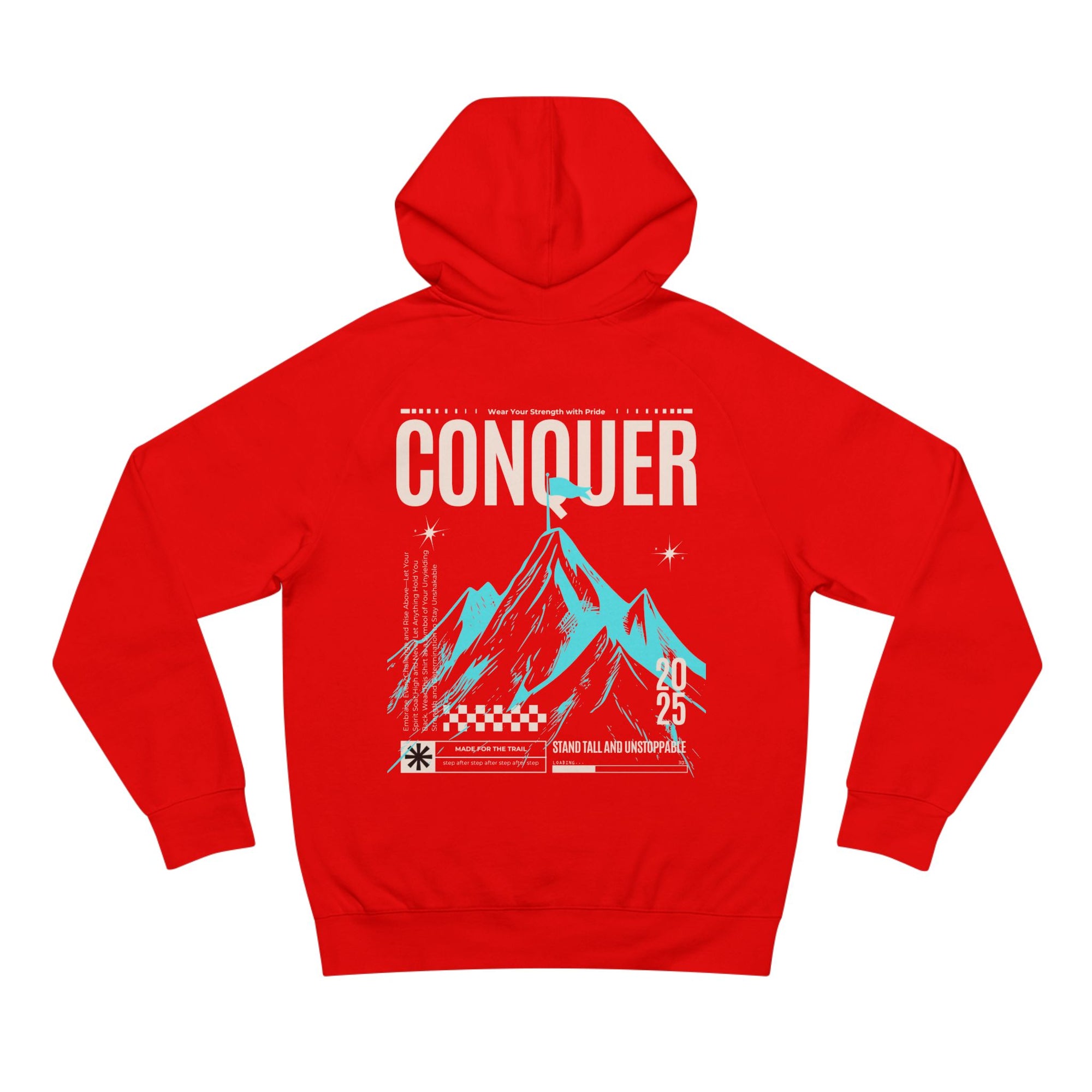 Conquer Mountains Unisex Supply Hoodie - Comfortable Hoodie for Adventure Lovers, Gift for Outdoors Enthusiasts, Travel Apparel, [...]